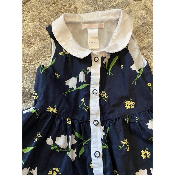 Girls Bundle 2 Dresses Outfits Janie And Jack Baby 12 24 18 Months Church - Picture 2 of 10